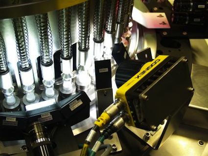 High speed pharmaceutical glass vial inspection with Cognex In-Sight vision systems
